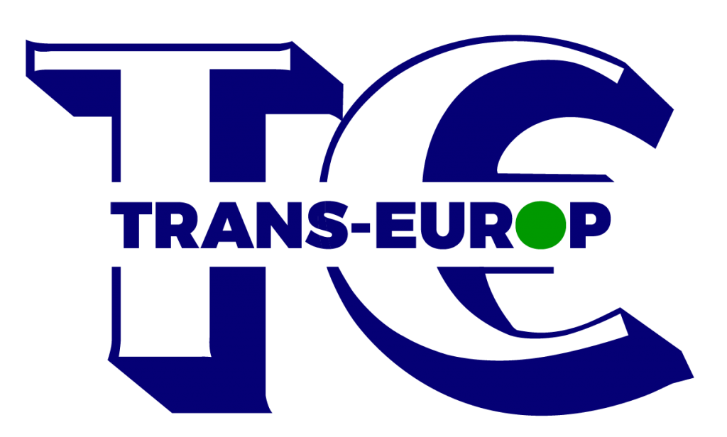 Trans Europ logo blauw met groen